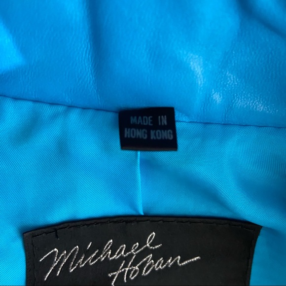 Vintage Michael Hoban North Beach Leather Bomber Style Jacket with Skirt C1 - Picture 10 of 10